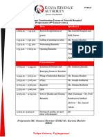 The Nairobi Hospital Doctors - TNH - KRA Sensitization Program