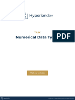 DS T04 - Numerical Data Types