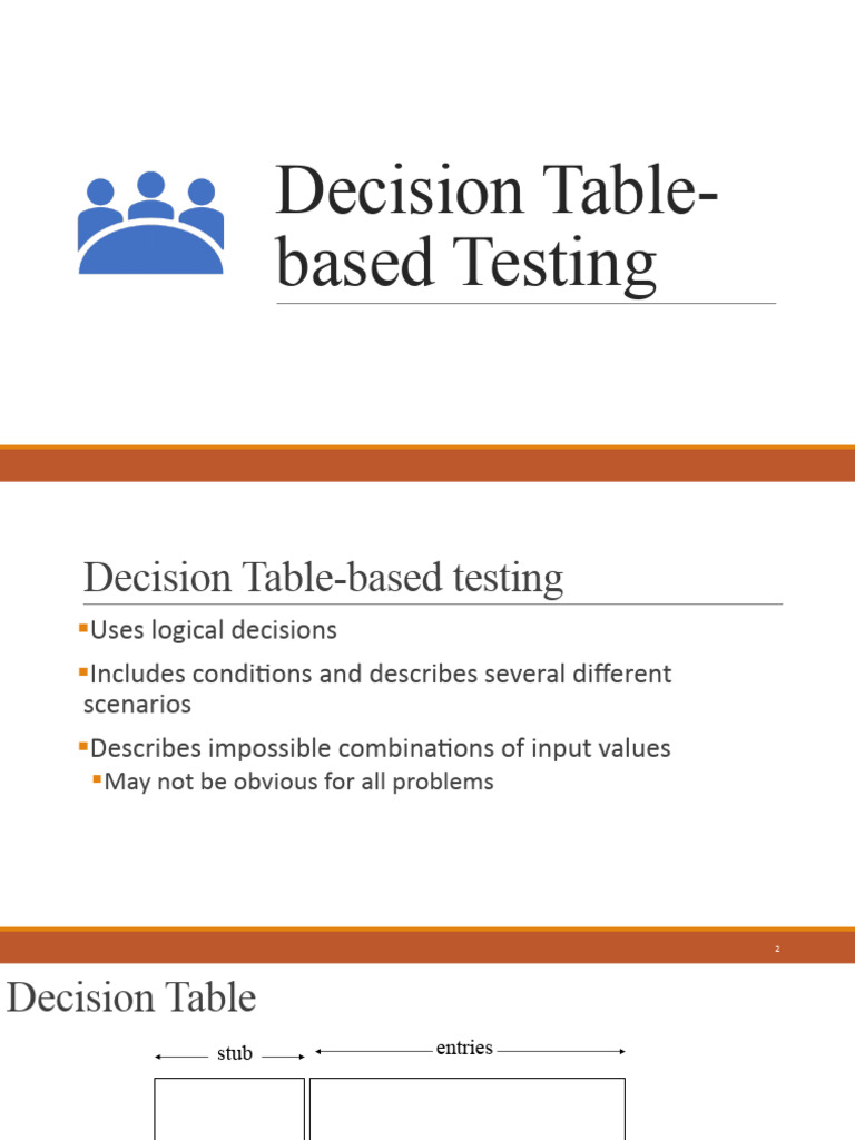 Extended Entry Decision Tables Explained | PDF | User (Computing ...