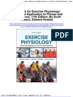 Test Bank For Exercise Physiology: Theory and Application To Fitness and Performance, 11th Edition, by Scott Powers, Edward Howley