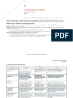 ACCCB - 543 Competency 3 Assessment and Rubric - Acccb543 - v1P3 - Comp - 3 - Rubric