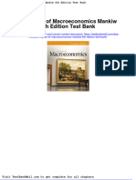 Full Download Principles of Macroeconomics Mankiw 6th Edition Test Bank PDF Full Chapter