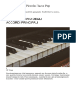 PRONTUARIO DEGLI ACCORDI PRINCIPALI - Piccolo Piano Pop