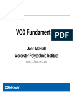 Minicircuits VCO Fundamentals