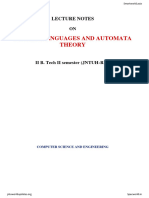Formal Languages and Automata Theory - U1
