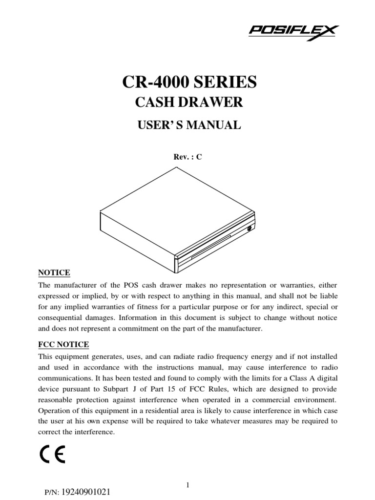Umcr4000c Cash Drawer Electrical Connector Usb