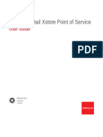 Oracle® Retail Xstore Point of Service: User Guide