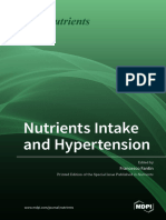 Nutrients Intake and Hypertension