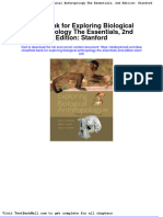 Full Download Test Bank For Exploring Biological Anthropology The Essentials 2nd Edition Stanford PDF Full Chapter