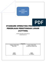 SOP Pekerjaan Pemotongan Logam