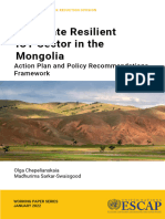 ESCAP 2022 WP Climate Resilient ICT Sector Mongolia