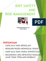 TM 2 Patient Safety Dan Risk Manajemen