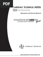 Cardiac Science AED G3 Pro - Service Manual