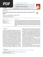 Finite Particle Method For Static Deformation Problems - 2020 - Computers and Ge