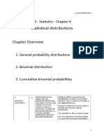 Stats 1 Chapter 06 Statistical Distributions Booklet