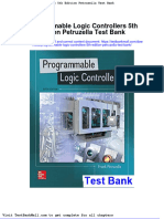 Programmable Logic Controllers 5th Edition Petruzella Test Bank