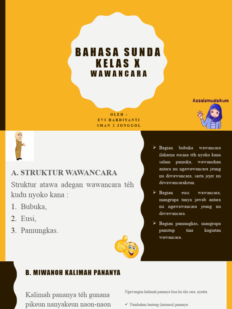 Bahasa Sunda WAWANCARA PDF