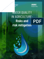 Water Quality in Agriculture-Risks and Risk Mitigation