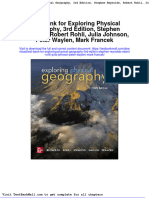 Test Bank For Exploring Physical Geography, 3rd Edition, Stephen Reynolds, Robert Rohli, Julia Johnson, Peter Waylen, Mark Francek