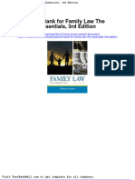 Full Download Test Bank For Family Law The Essentials 3rd Edition PDF Full Chapter