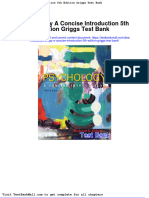 Full Download Psychology A Concise Introduction 5th Edition Griggs Test Bank PDF Full Chapter