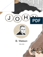 Ensayo Sobre La Vida y Obra de John B. Watson