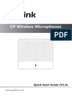 Yealink CPW90 Wireless Microphones Quick Start Guide V1.0