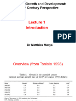 Economic Growth and Development Lecture 1
