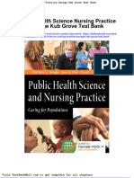Full Download Public Health Science Nursing Practice Savage Kub Grove Test Bank PDF Full Chapter