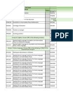 BEd IP 90103 Curriculum Map