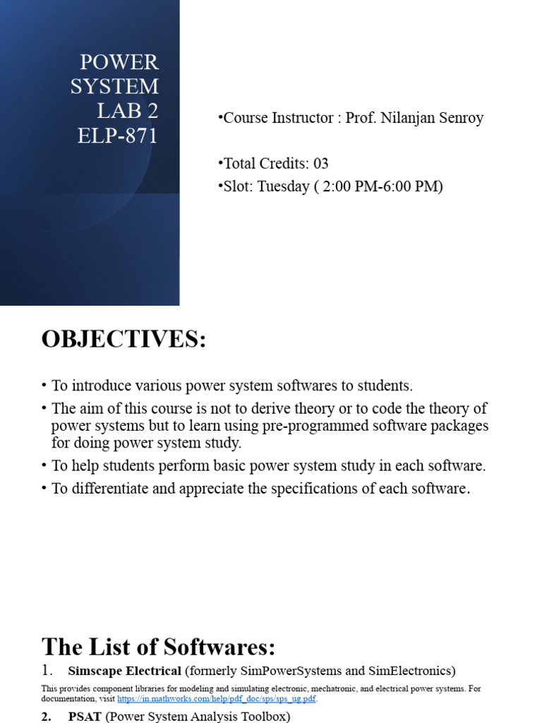 Power System Lab 2 | PDF | Computers | Technology & Engineering