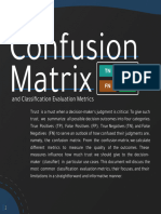 Confusion Matrix and Classification Evaluation Metrics