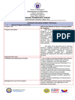 INSET-Training-Proposal - Finalized From Mam Jessa