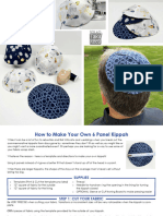 FREE PATTERN - How To Sew Your Own Kippah or Yamulke by Tara Reed