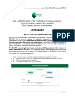 OneSEC Processing of ESPARC User Guide