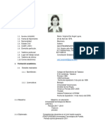 Curriculum Vitae Simplificado