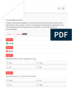 Personalpronomen - Übungen Deutsche Grammatik