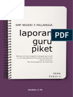 Contoh Laporan Guru Piket