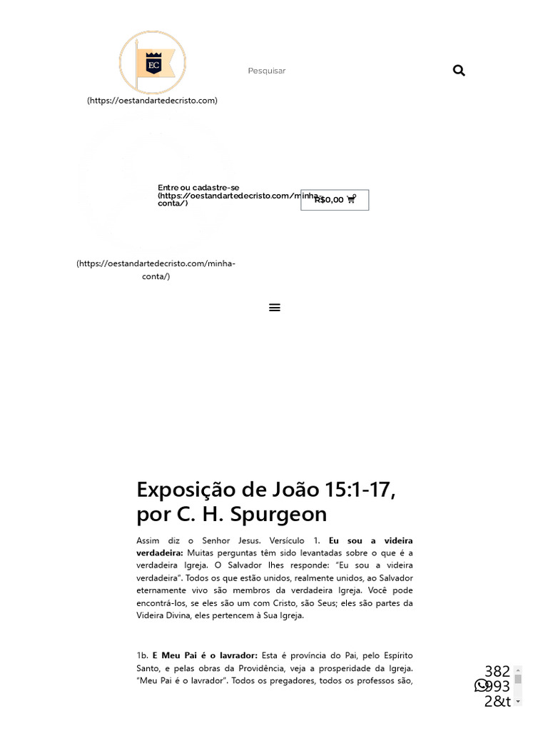 evangelho de joão 15 1 17