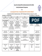 ATAL FDP Schedule EV