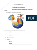 Geografi Kelas X Lapisan Bumi Dan Batuan