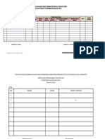 Daftar Pelacakan Kasus DBD