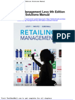 Full Download Retailing Management Levy 9th Edition Solutions Manual PDF Full Chapter