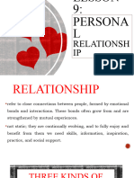 9 Personal Relationships