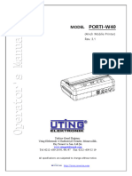 W40 Operator Manual 3.1 C