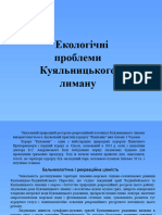 Екологічні проблеми Куяльницького лиману. презентация