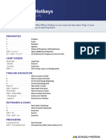 After Effects Hotkeys Absolute Essentials PC