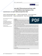 Paired Facial Treatment With 755nm Picosecond Laser With Diffractive Lens Array and 1060nm Laser Lipolysis of The Submentum - An Open-Label Prospective Tria