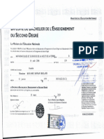 O OU D PJ /: Diplôme de Bachelier de L'Enseigne Du Second Degré