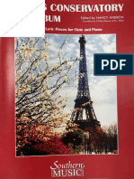 The Paris Conservatory Flute Album Fl+piano Parts